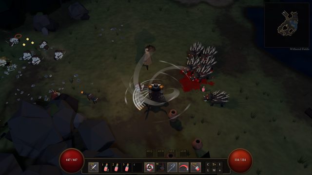 The Ravager in a fight