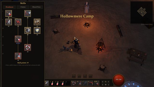 A skill tree